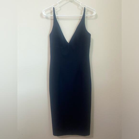 NWT Milly Midi Dress in Navy Size 2 - Picture 3 of 8